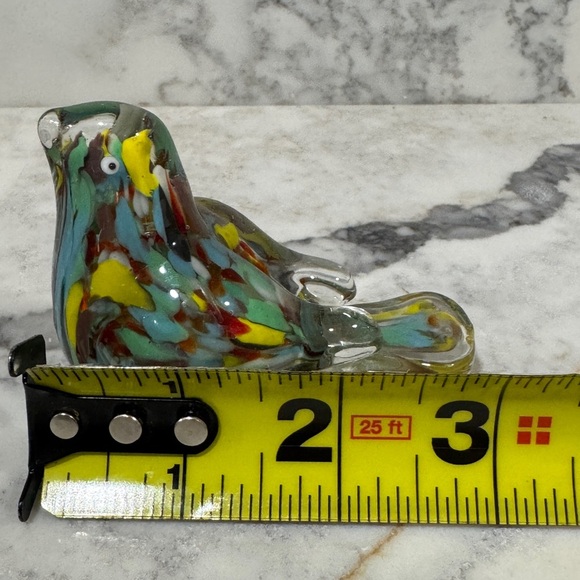 Colorful Glass Bird Figurine - Picture 9 of 10